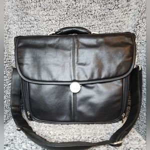 Dell Computer Laptop Shoulder Messenger Brief Case Bag, Storage, Black